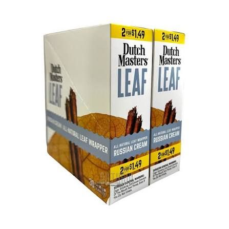 DUTCH MASTER LEAF 2/1.49 RUSSIAN CREAM DUTCH MASTER LEAF 2/1.49 RUSSIAN CREAM