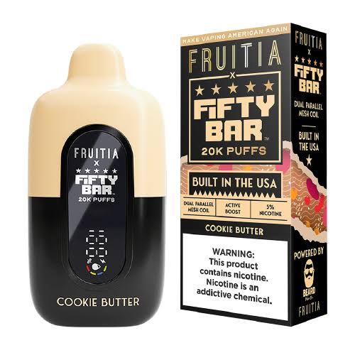 FIFTY BAR 20K COOKIE BUTTER FIFTY BAR 20K COOKIE BUTTER