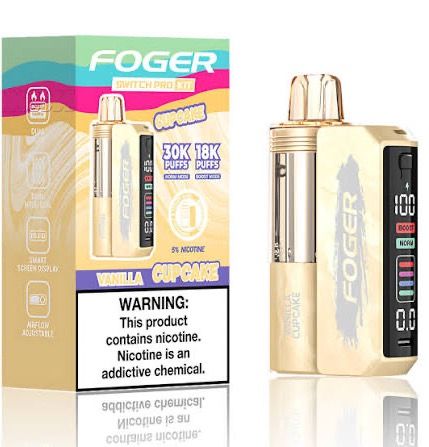FOGER SWITCH PRO KIT 30K VANILLA CUPCAKE FOGER SWITCH PRO KIT 30K VANILLA CUPCAKE