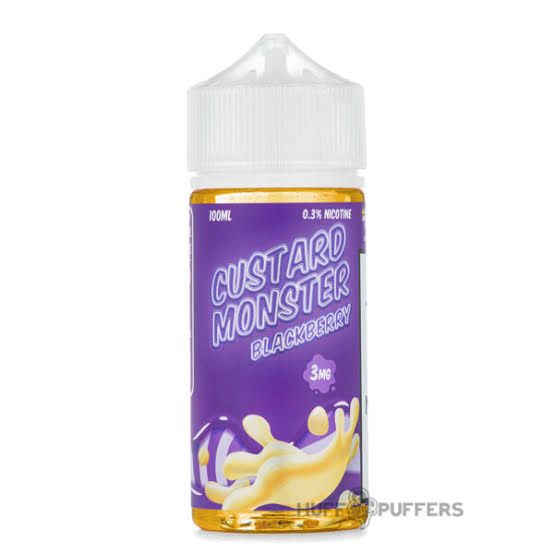 CUSTARD MONSTER BLACKBERRY 3 MG CUSTARD MONSTER BLACKBERRY 3 MG