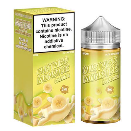CUSTARD MONSTER BANANA 3 MG CUSTARD MONSTER BANANA 3 MG
