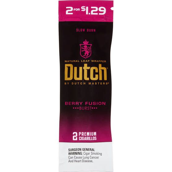 DUTCH 2 FOR 1.29 BERRY FUSION DUTCH 2 FOR 1.29 BERRY FUSION