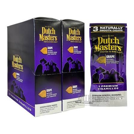 DUTCH MASTER 3 PREMIUM CIGARILLOS GRAPE DUTCH MASTER 3 PREMIUM CIGARILLOS GRAPE
