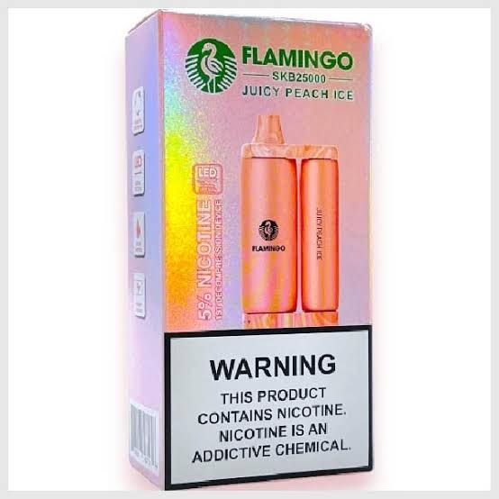 FLAMINGO SKB 25K JUICY PEACH ICE FLAMINGO SKB 25K JUICY PEACH ICE