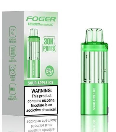 FOGER POD 30K PUFFS SOUR APPLE ICE