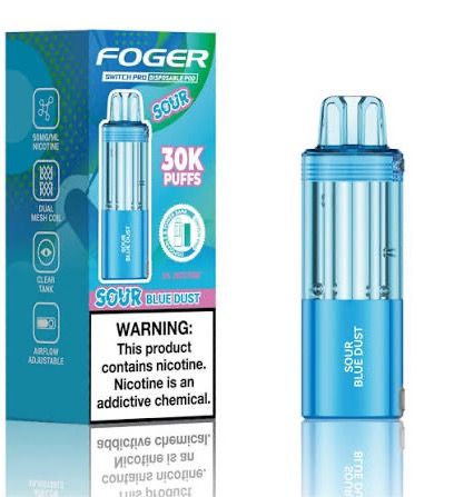 FOGER POD 30K SOUR BLUE DUST FOGER POD 30K SOUR BLUE DUST