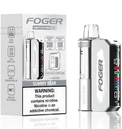 FOGER SWITCH PRO KIT 30k PUFFS GUMMY BERRY FOGER SWITCH PRO KIT 30k PUFFS GUMMY BERRY