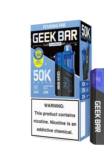 GEEK BAR CLIO PLATNIUM POD FCUKING FAB GEEK BAR CLIO PLATNIUM POD FCUKING FAB