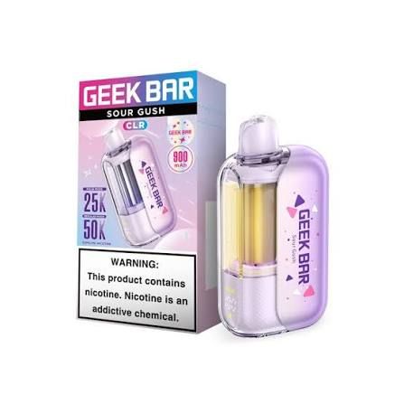 GEEK BAR CLR 50K SOUR GUSH GEEK BAR CLR 50K SOUR GUSH