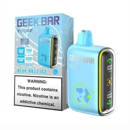 GEEK BAR PULSE 15K BLUE RAZZ ICE GEEK BAR PULSE 15K BLUE RAZZ ICE