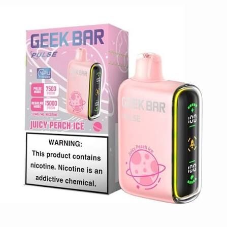 GEEK BAR PULSE 15K JUICY PEACH ICE GEEK BAR PULSE 15K JUICY PEACH ICE