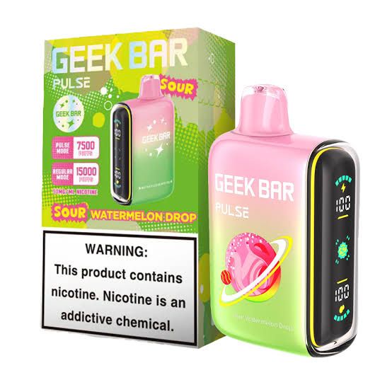 GEEK BAR PULSE 15K SOUR WATERMELON DROP GEEK BAR PULSE 15K SOUR WATERMELON DROP