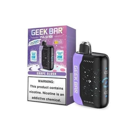 GEEK BAR PULSEX 25K GRAPE SLUSH GEEK BAR PULSEX 25K GRAPE SLUSH