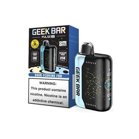 GEEK BAR PULSEX 25K SOUR FCUKING FAB GEEK BAR PULSEX 25K SOUR FCUKING FAB