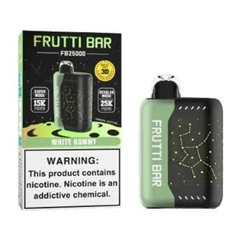 FRUTTI BAR 25K WHITE GUMMY FRUTTI BAR 25K WHITE GUMMY