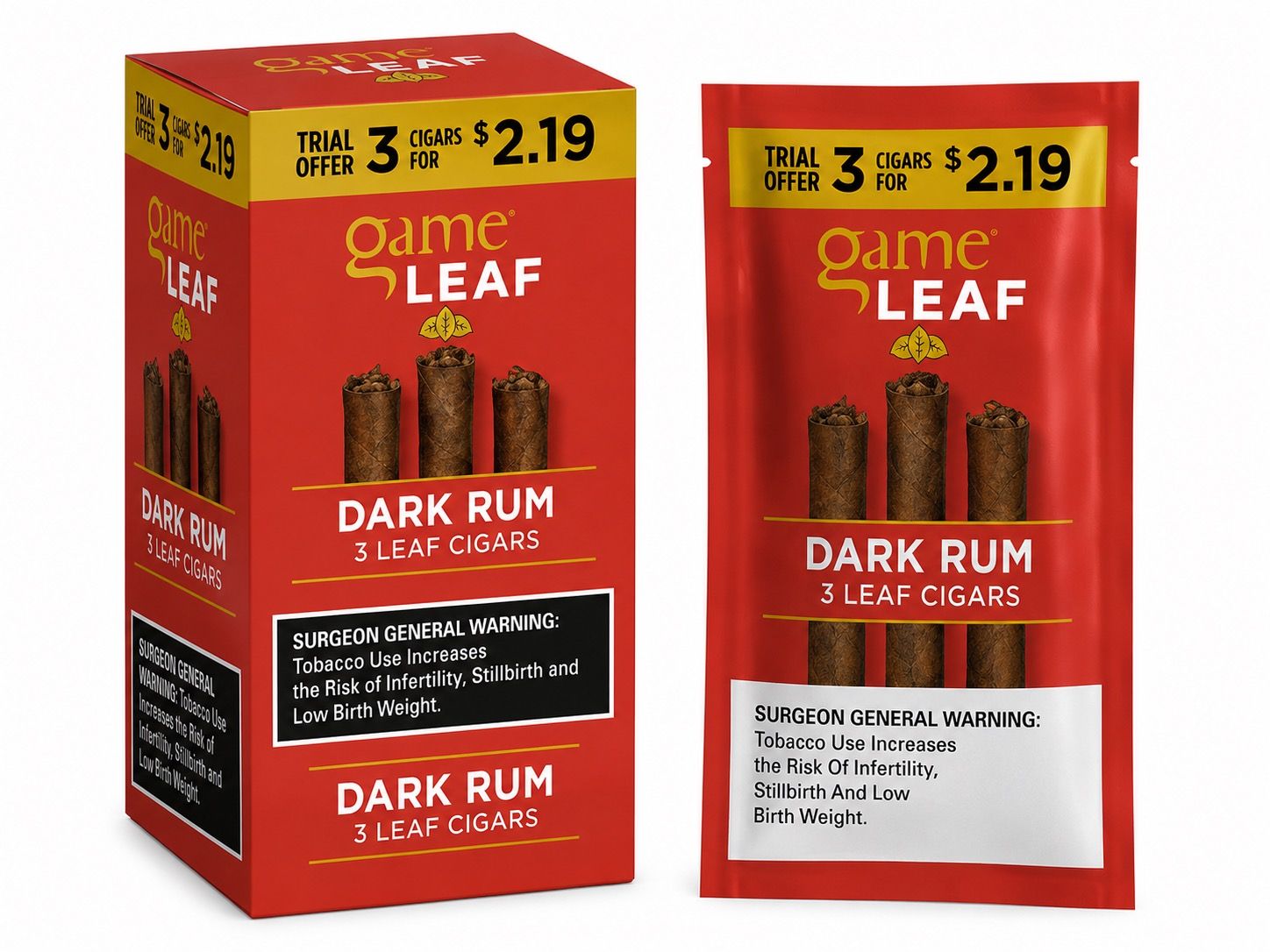 GAME LEAF 3/2.19 DARK RUM GAME LEAF 3/2.19 DARK RUM