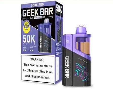 GEEK BAR CLIO PLATNIUM POD CODE RED GEEK BAR CLIO PLATNIUM POD CODE RED