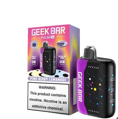 GEEK BAR PULSE X 25k PINK BERRY LEMONADE GEEK BAR PULSE X 25k PINK BERRY LEMONADE