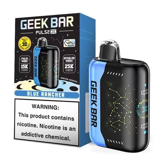 GEEK BAR PULSE X BLUE RANCHER GEEK BAR PULSE X BLUE RANCHER
