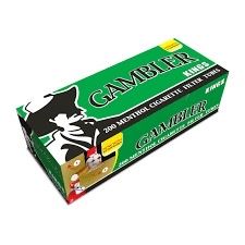 GAMBLER KINGS 200 MENTHOL CIGARETTE FILTER TUBES
