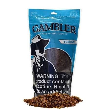 GAMBLER PIPE TOBACCO 16 OZ TURKISH GAMBLER PIPE TOBACCO 16 OZ TURKISH