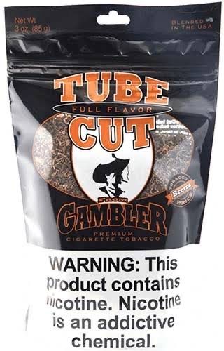 GAMBLER TUBE FULL FLAVOR CUT 3 OZ GAMBLER TUBE FULL FLAVOR CUT 3 OZ
