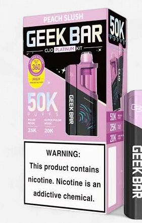 GEEK BAR CLIO PLATNIUM PEACH SLUSH GEEK BAR CLIO PLATNIUM PEACH SLUSH
