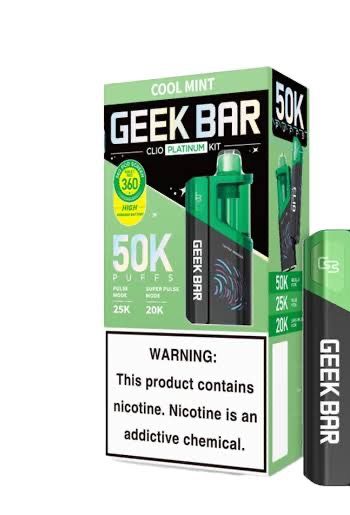 GEEK BAR CLIO PLATNIUM POD COOL MINT GEEK BAR CLIO PLATNIUM POD COOL MINT