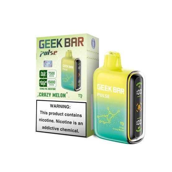 GEEK BAR PULSE 15K PUFFS CRAZY MELON GEEK BAR PULSE 15K PUFFS CRAZY MELON