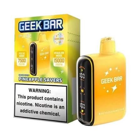 GEEK BAR PULSE 15K PINEAPPLE SAVERS GEEK BAR PULSE 15K PINEAPPLE SAVERS