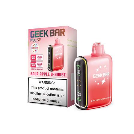 GEEK BAR PULSE 15K PUFFS SOUR APPLE B- BURST GEEK BAR PULSE 15K PUFFS SOUR APPLE B- BURST