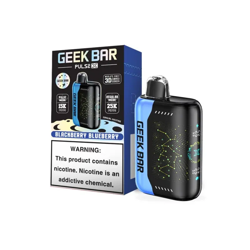 GEEK BAR PULSE X 25K BLACKBERRY BLUEBERRY GEEK BAR PULSE X 25K BLACKBERRY BLUEBERRY