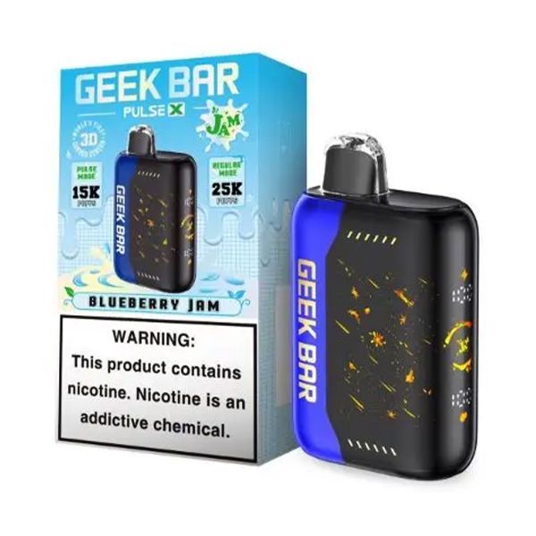 GEEK BAR PULSE X 25k BLUEBERRY JAM