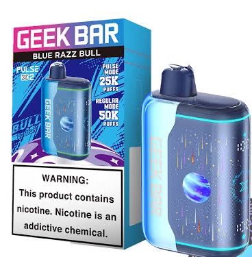 GEEK BAR PULSE X2 BLUE RAZZ BXLL 50K