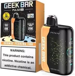 GEEK BAR PULSEX 25K ORANGE FCUKING FAB GEEK BAR PULSEX 25K ORANGE FCUKING FAB