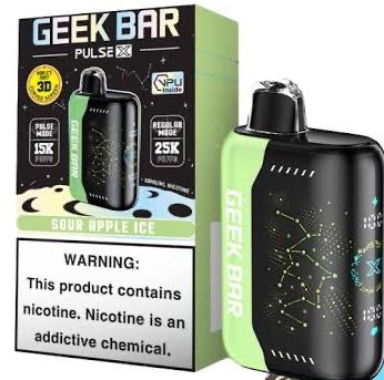 GEEK BAR PULSEX 25K SOUR APPLE ICE GEEK BAR PULSEX 25K SOUR APPLE ICE