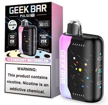 GEEK BAR PULSEX 25K STRAWBERRY WATERMELON GEEK BAR PULSEX 25K STRAWBERRY WATERMELON