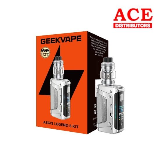 GEEKVAPE AEGIS LEGEND 5 KIT FROST SILVER GEEKVAPE AEGIS LEGEND 5 KIT FROST SILVER