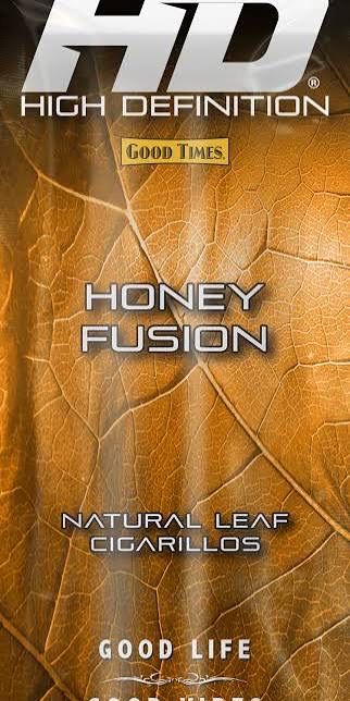 HIGH DEFINITION NATURAL LEAF CIGARILLOS HONEY FUSION
