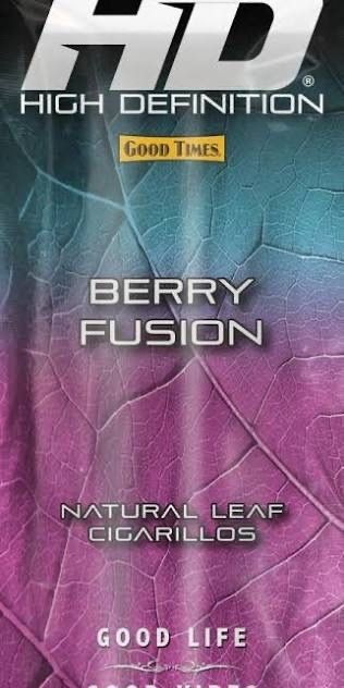 HIGH DEFINITION NATURAL LEAF CIGARILLOS BERRY FUSION