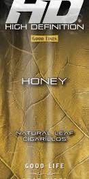 HIGH DEFINITION NATURAL LEAF CIGARILLOS HONEY