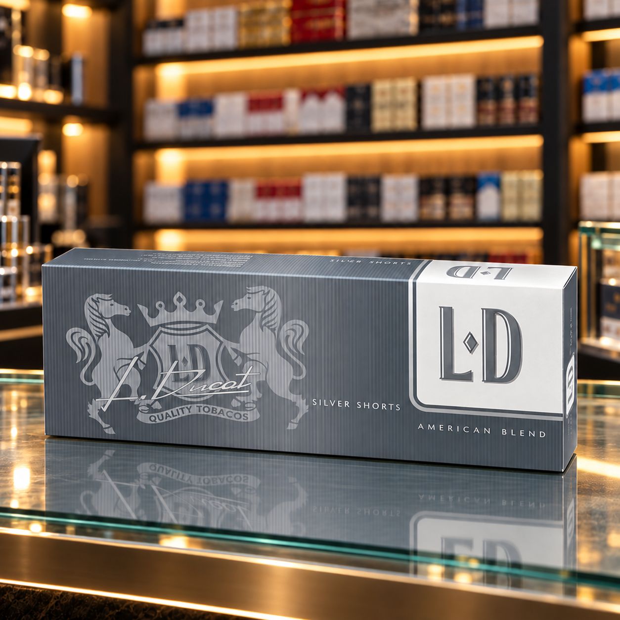 LD SHORTS SILVER CARTON LD SHORTS SILVER CARTON