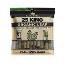 KING PALM REAL LEAF TUBES 25 KING PACK KING PALM REAL LEAF TUBES 25 KING PACK