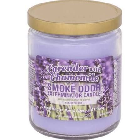 LAVENDER WITH CHAMOMILE SMOKE ODOR EXTEMINATOR CANDLE 13OZ