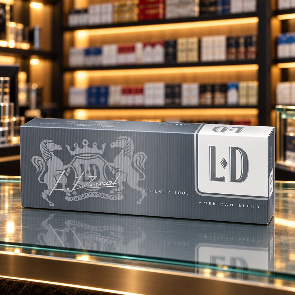 LD 100S SILVER CARTON