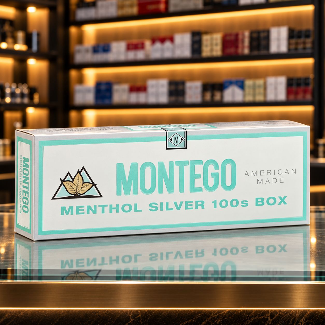 MONTEGO 100S MENTHOL SILVER CARTON MONTEGO 100S MENTHOL SILVER CARTON