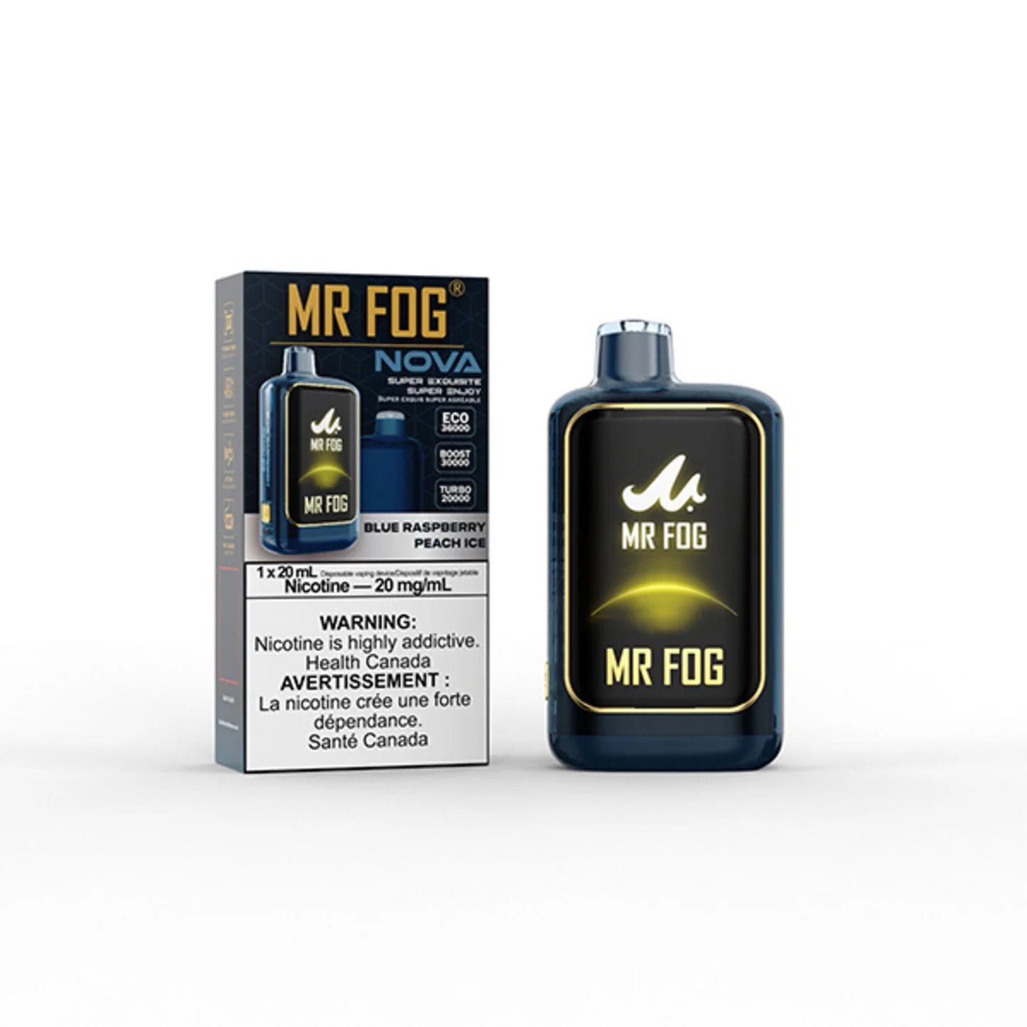 MR FOG 36k BLUE RASPBERRY PEACH ICE MR FOG 36k BLUE RASPBERRY PEACH ICE