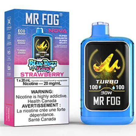MR FOG NOVA BLUE RAZZ STEEZY 36k STRAWBERRY MR FOG NOVA BLUE RAZZ STEEZY 36k STRAWBERRY