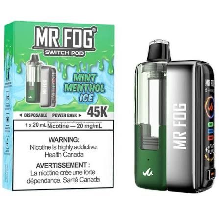MR FOG SWITCH PRO 45K MINT MENTHOL ICE MR FOG SWITCH PRO 45K MINT MENTHOL ICE