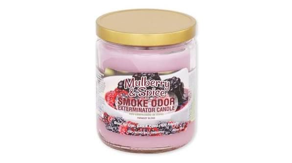 MULBERRY &amp; SPICE SMOKE ODOR EXTEMINATOR CANDLE 13OZ